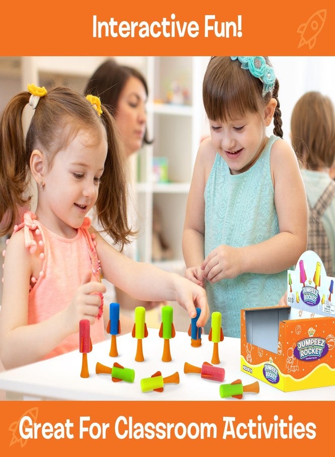 IPIDIPI TOYS ألعاب IPIDIPI TOYS Jumpeez Jumping Rocket Poppers - عبوة من 24 لعبة إطلاق زنبركية للأطفال - مثالية كهدية للأطفال، أو هدايا لحفلات أعياد الميلاد، أو جوائز مدرسية للأولاد والبنات - Image 4